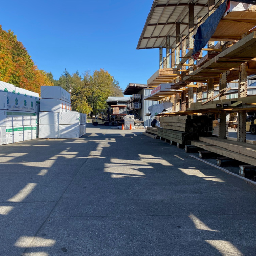 Inside of Vander Griend Lumber