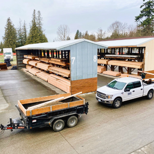 Inside of Vander Griend Lumber