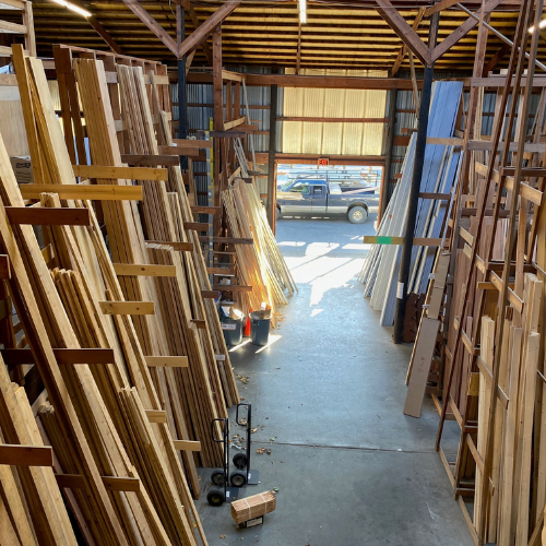 Inside of Vander Griend Lumber