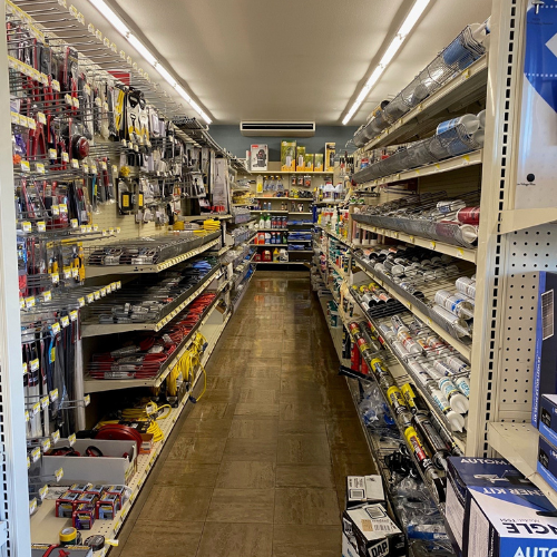 Inside of Vander Griend Lumber