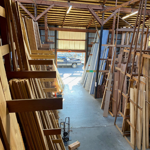 Inside of Vander Griend Lumber