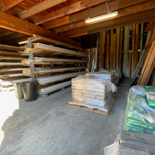 Inside of Vander Griend Lumber