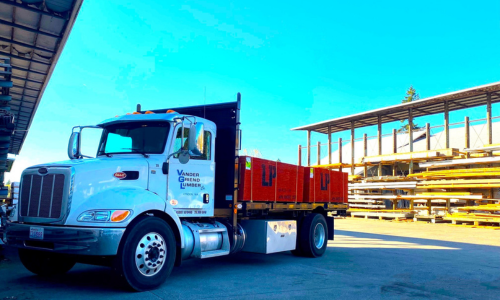 Vander Griend Lumber delivery truck