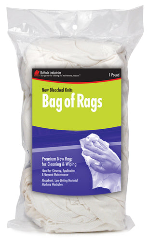 Buffalo White Cloth Rags