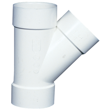 Ipex Sanitary Pipe Fitting Tee PVC-BDS 45˚ Wye
