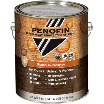 Penofin FSSNCGA Transparent Penetrating Oil Finish Stain & Sealer, Natural Cedar Matte ~ Gallon