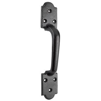 National N100-055 Arched Gate Pull, Black ~ 8 1/2