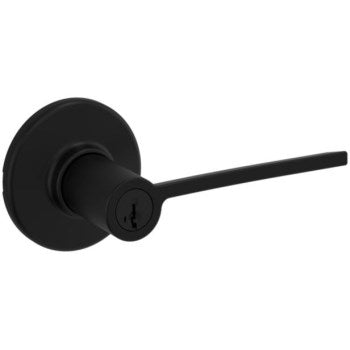 Kwikset 94050-616 Smart Entry Lever, Matte Black