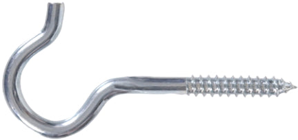 .192X3-3/8 ZINC PLATED SCREW HOOK