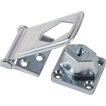 National N102-806 Key-Locking Safety Hasp, Zinc Plated ~ 3 1/2