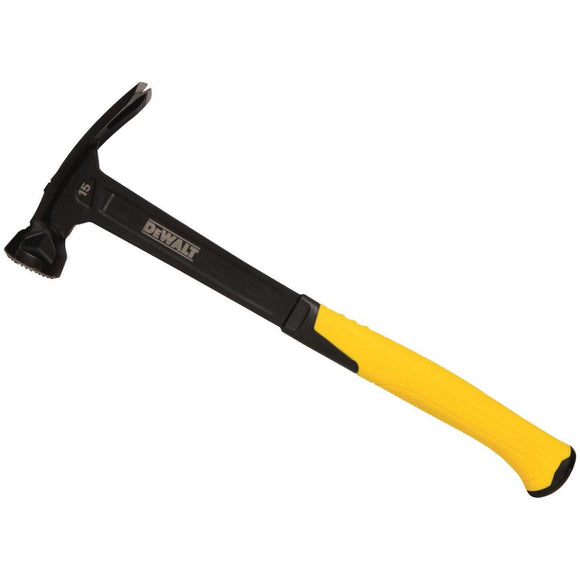 DeWalt 14 Oz. Milled-Face MIG Weld Framing Hammer with Steel Handle