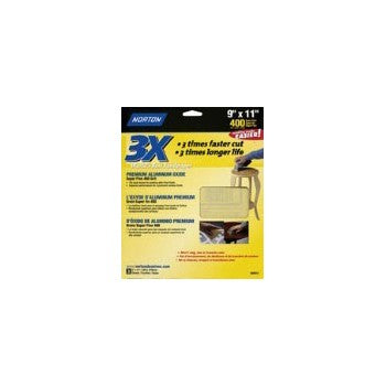 Norton 076607026194 High Performance Sandpaper, 120 Grit ~ 9