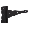 National Hardware Ornamental T-Hinge 8, Black