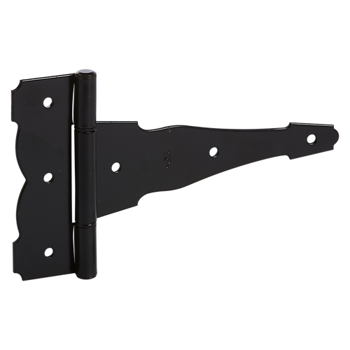 National Hardware Ornamental T-Hinge 8, Black