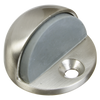 National Hardware Floor Door Stop Satin Nickel